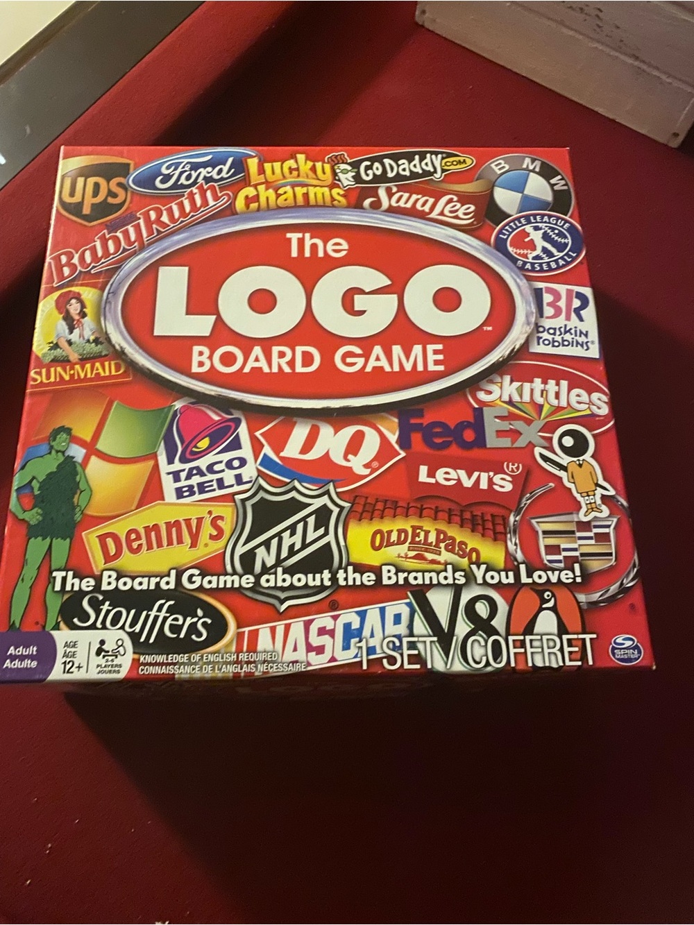 Hasbro The Logo Board Game - Red Brand Logo Box